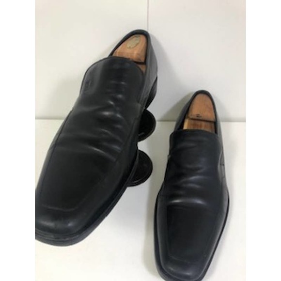 Hugo boss Men’s Black Leather Slip On, Size 13 main image 5
